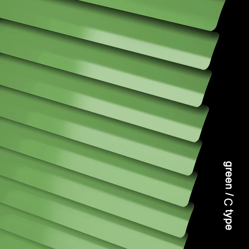 Bright green Sunfree C/S Тип планка алюминиевые жалюзи влагостойкие водонепроницаемые 25 мм венецианские жалюзи для офиса/ванной комнаты - Цвет: Bright green