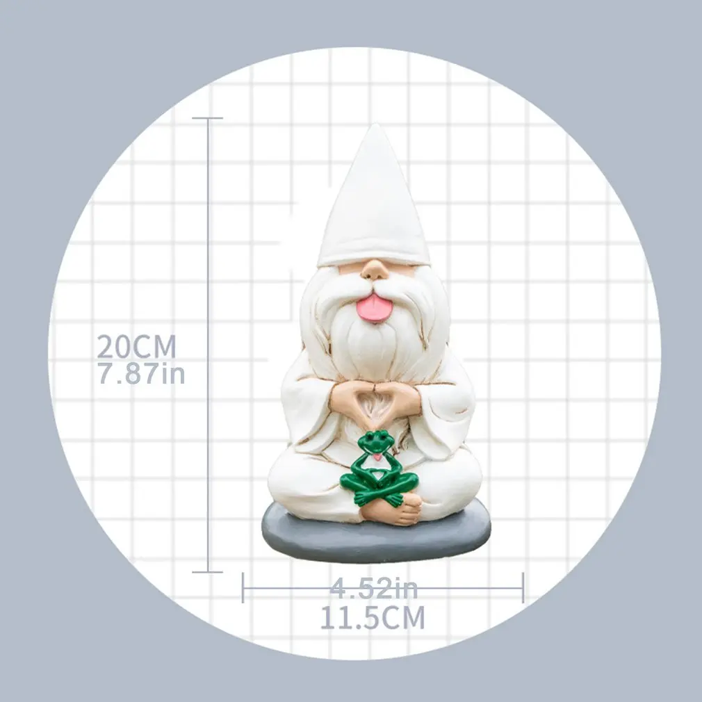 

Garden Gnomes Figurines Dwarf Resin Crafts Funny Miniature Home Decoration Ornaments Handicraft Gardening Decor