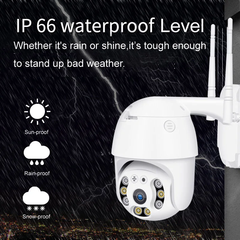 Наружная IP-камера 1080P Wi-Fi умная камера видеонаблюдения с обнаружением движения