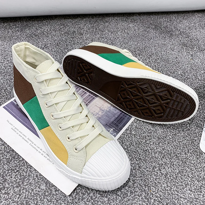 

Men Canvas Sneakers Male Comfortable Shoes Flats Casual Breathable Walking shoes Trainers Walking Shoes Sapato Masculino