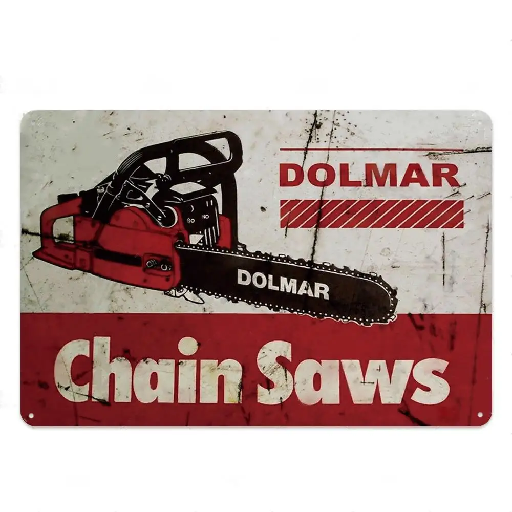 

Shabby Metal Tin Signs Homelite Chain saws Classical Iron Painting Home Wall Stickers Retro Pub Farm Art Poster Antique