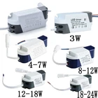 Блок питания светодиодный одного драйвера, источник питания, трансформаторы для Светодиодный светильник ламп, панель сделай сам, драйвер освесветильник, 3 Вт-24 Вт, 260 мА