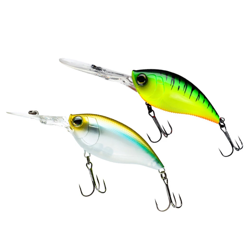 

Loogdeel 70mm/75mm Floating Crank Fishing Lure Wobbler 3D Eyes Fishing Baits Artificial Hard Fishing Bait Swimbait Fishing Tool