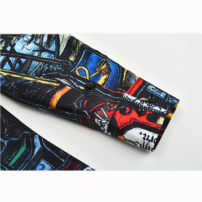 Новейшая Осенняя мужская рубашка в британском стиле модная Высококачественная