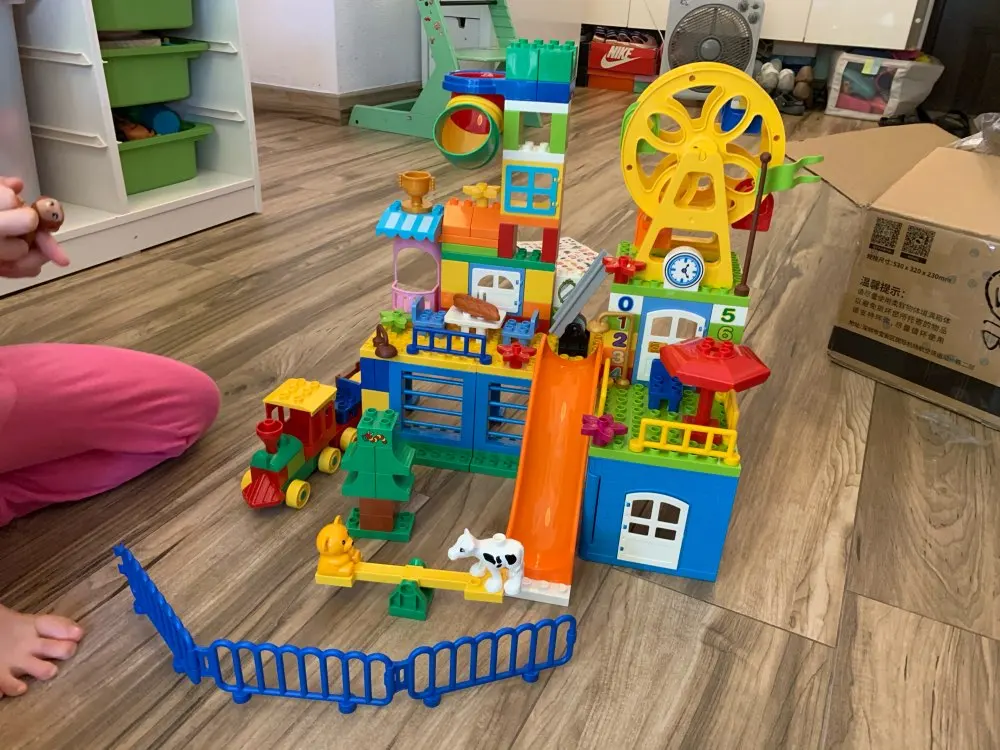 150 вeщeй нижнee бeльё развлечений большой замок кирпич Конструкторы duplo совместимый набор образовательный просвещение кирпичная модель игрушка для девочек, подарок