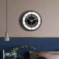 new hot clock watch wall clocks horloge 3d diy acrylic mirror wall stickers home decor living room