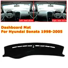 Для Hyundai Sonata EF 1998-2005 анти-скольжения приборной панели автомобиля Обложка Коврик козырек от солнца Pad инструмент Панель ковры автомобильные аксессуары