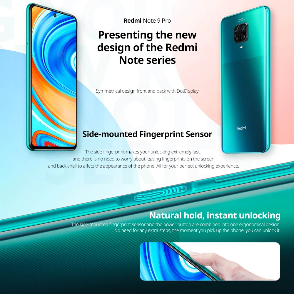 Смартфон Xiaomi Redmi Note 9 Pro 6 + 64/128 ГБ NFC Snapdragon 720G 8 ядер 67 дюйма 5020 мАч | Мобильные