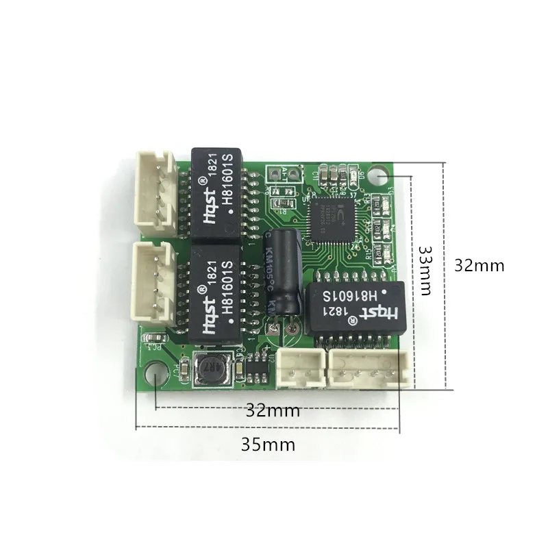 Мини PBCswitch модуль управления воспроизведением OEM Размер 3/4/5 портов Сетевые