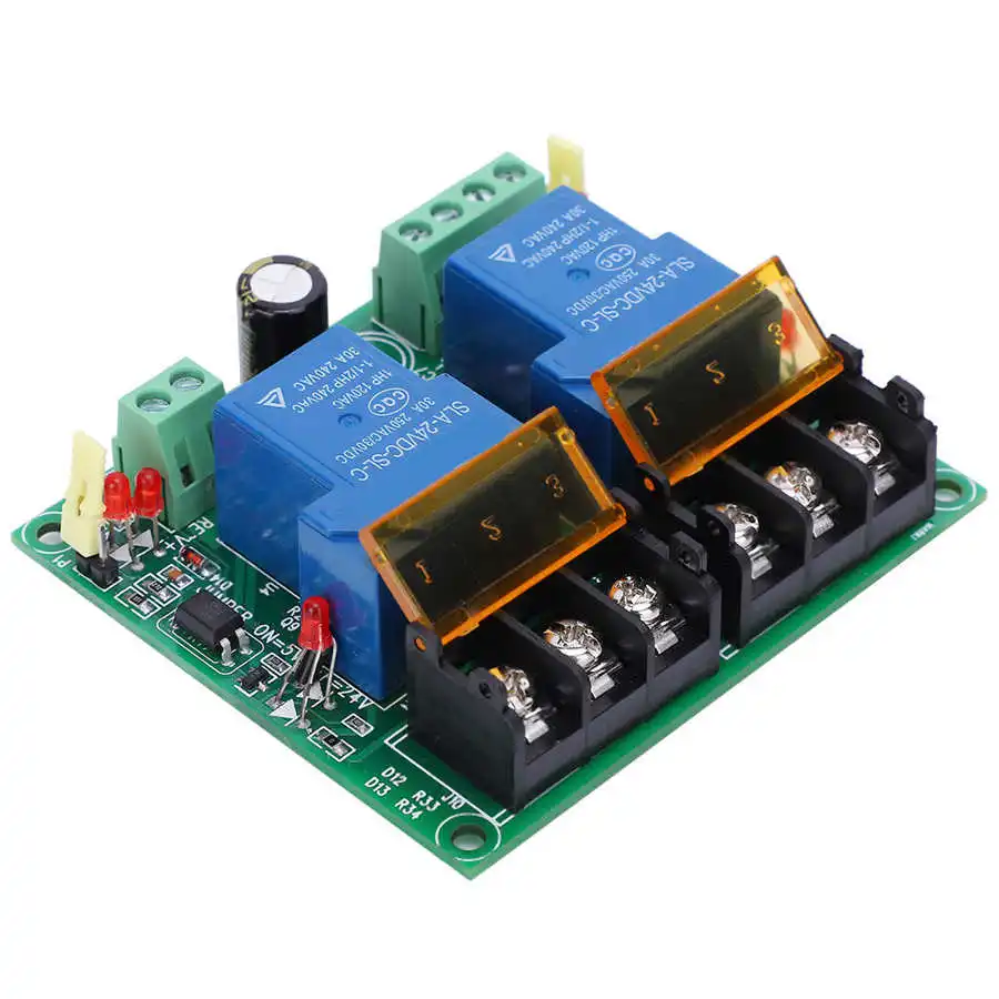 Relay Module PLC High Power Large Current 24V 2 Channel 30A 2RL 24V30A | Обустройство дома