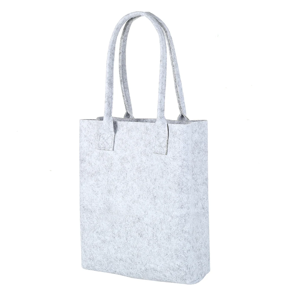 Фетровая сумка для покупок Новая модная женская хранения на плечо ручная черный