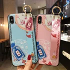 Мягкий ТПУ чехол sumkeymi с ремешком на шею и запястье для телефона iphone 13 Pro Max 12 Pro Max 11 7 8 Plus mini X XS XR чехол с ремешком на руку