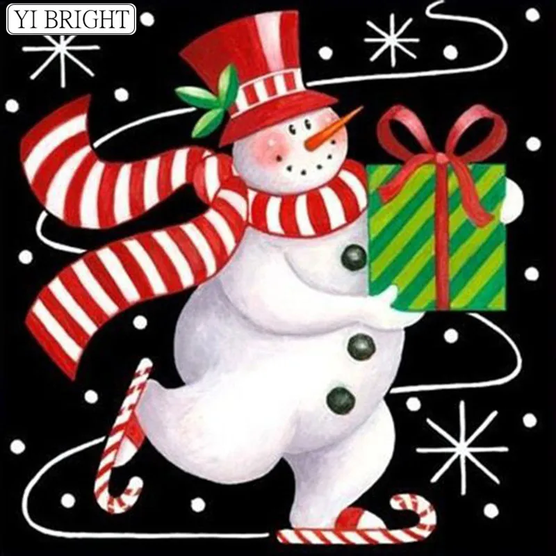 

5d Diamond Painting Christmas Cartoon full drill square home decor rhinestone picture handcraft kit embroidery gift