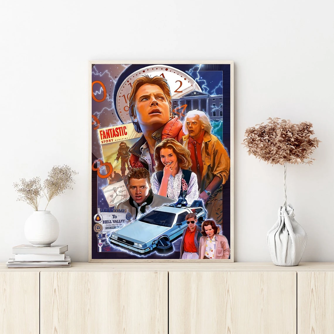 Постер фильма Назад в фуру настенная живопись на холсте украшение для спальни