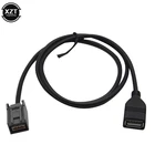 Новый Автомобильный USB AUX-кабель адаптер аудио медиа музыкальный интерфейс для HONDA для Mitsubishi Outlander ASX 2009 новее авто AUX