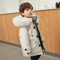 boys winter warm coat baby 90 duck down jackets 2021 new thicken children outerwear