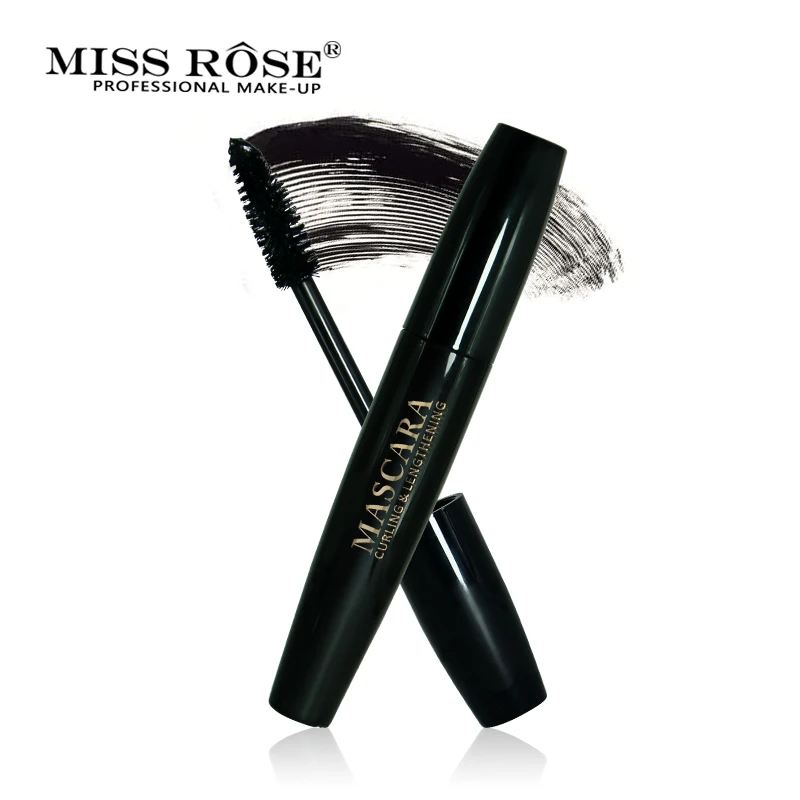 

Miss Rose Round head Eyes Cosmetics Mascara Black Curling Lengthening Brand Waterproof Mascara Makeup