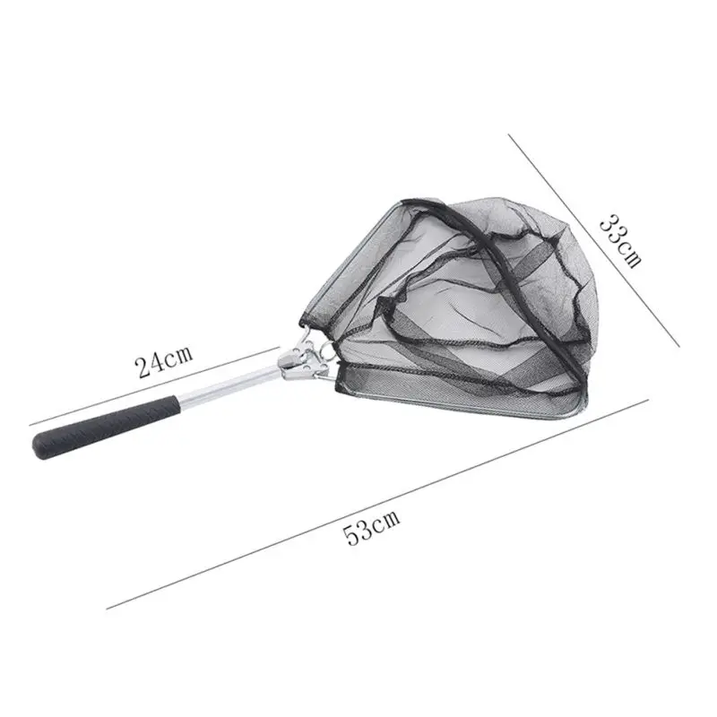 Треугольная Выдвижная складная рыболовная сеть ручное закидывание нахлыстом