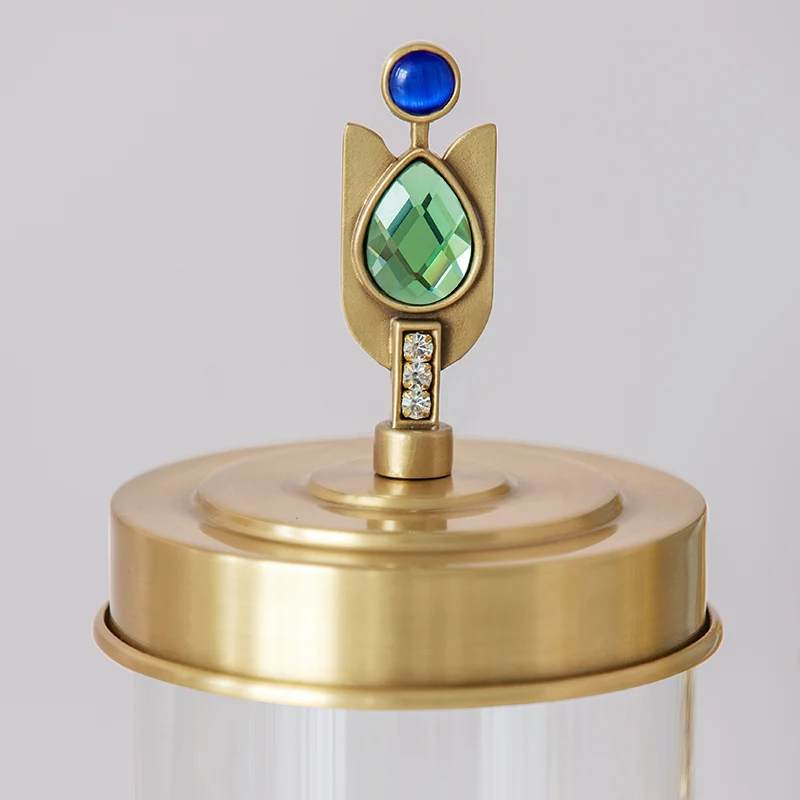 Европейская высококачесветильник Роскошная латунная банка для хранения птиц