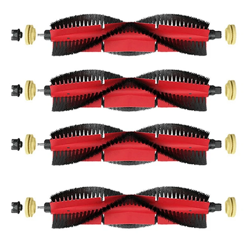

HOT！-4Pcs Suitable For Xiaomi Roborock Sweeper T6 T65 T4 Replaceable Accessories Main Brush