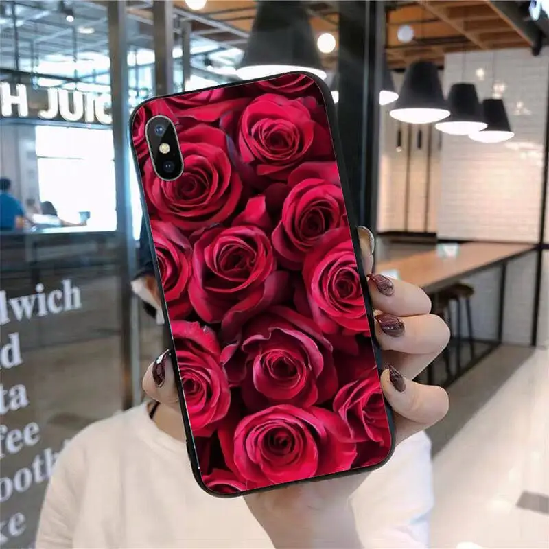 

rose Phone Case for iPhone 11 12 pro XS MAX 8 7 6 6S Plus X 5S SE 2020 mini
