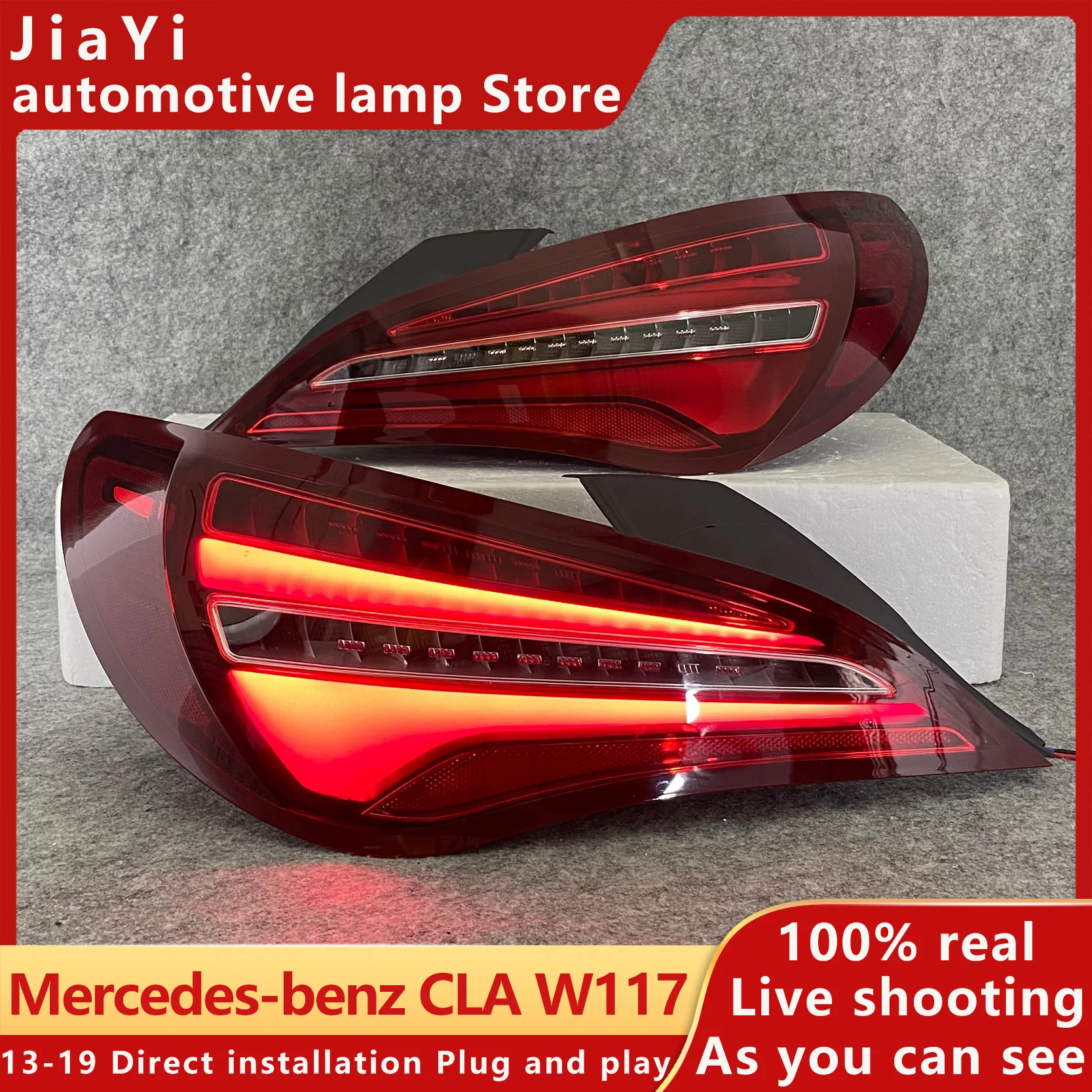 Автомобильный Стайлинг передняя фара для Benz W117 CLA 2014 2018 светодиодный ная задняя