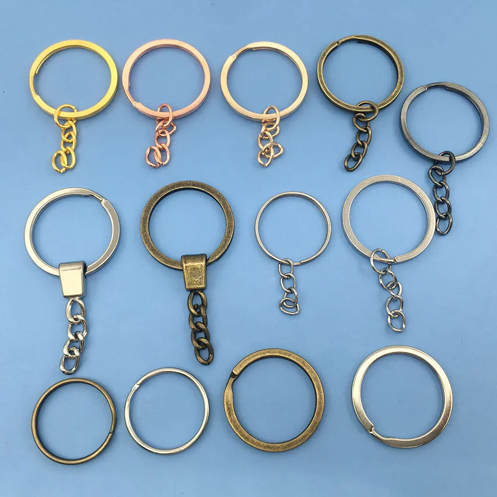 15 шт. оригинальные брелоки кольцо для ключей аниме подвеска сделай сам