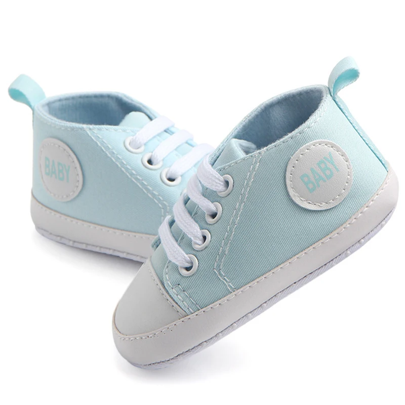 Классическая парусиновая обувь для малышей разных цветов Спортивные кроссовки
