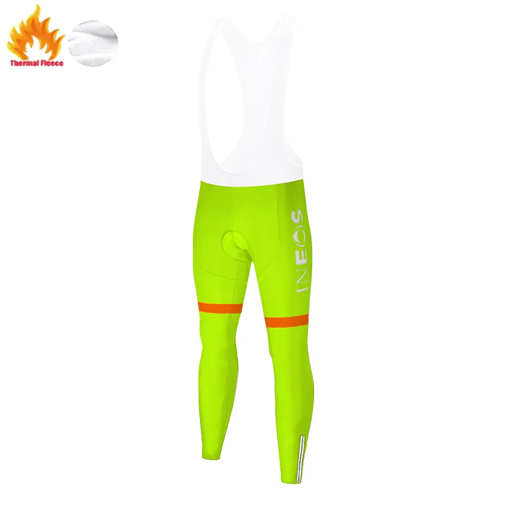 Зимние флисовые теплые велосипедные брюки INEOS велосипедная одежда для горного