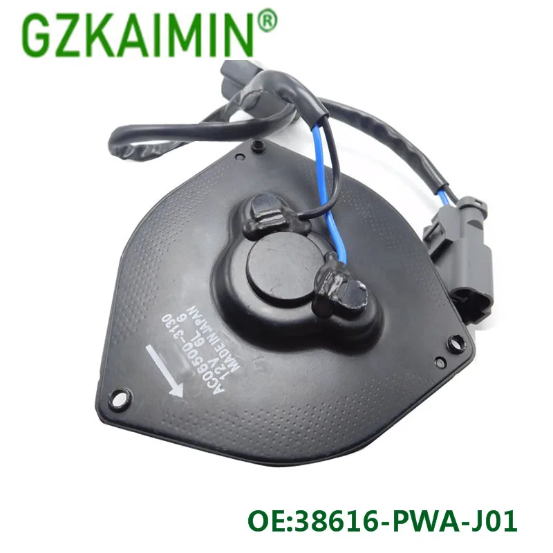 Новый двигатель вентилятора радиатора охлаждения 38616 PWA J01 065000 3070 38616PWAJ01 0650003070 065390 3240 для 2007 2008 Honda Fit 1