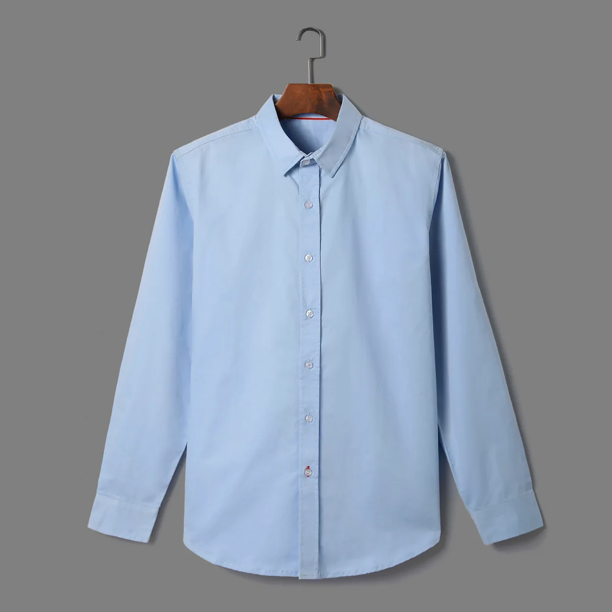 

New Autumn and Winter Long-sleeved Shirts Business Oxford Cotton Shirts Men