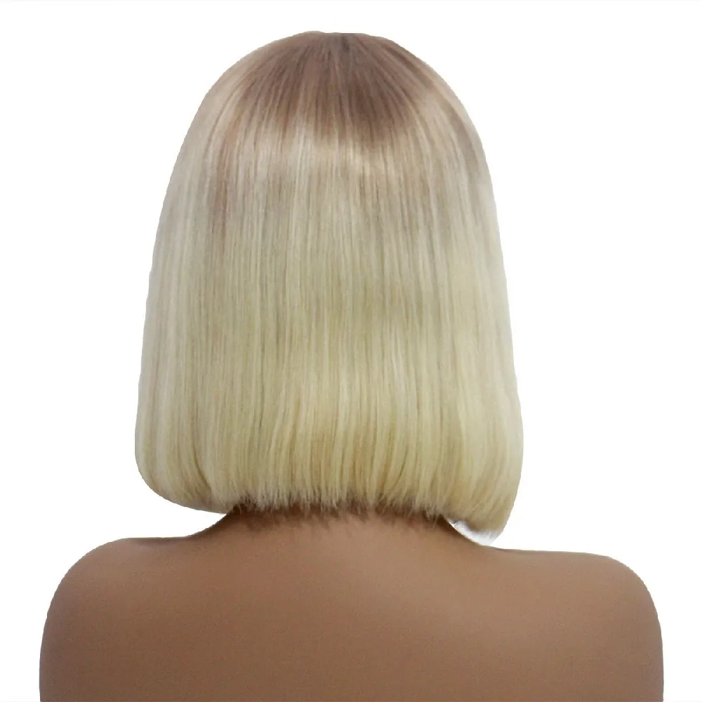 Парик BESFOR блонд Боб с предварительно выщипанной короткой естественной линией