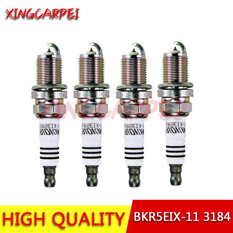 Свечи зажигания Iridium для Toyota Hyundai Kia Nissan Mazda Suzuki Acura Chevrolet Mercedes Benz BKR5EIX11 3184 4 ×