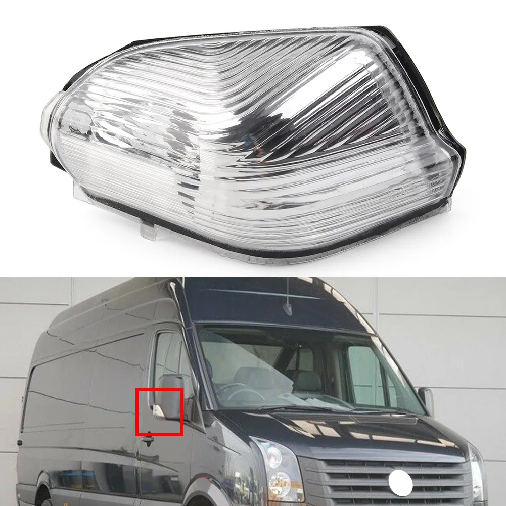 

1X Автомобильный правый боковой зеркальный задний вид, сигнал поворота, лампа заднего вида для Volkswagen Crafter I Mercedes Sprinter 2006-2018, без лампы