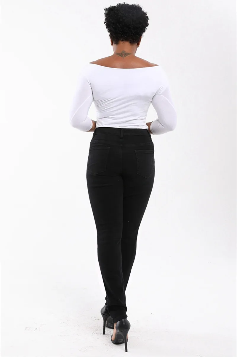 Джинсы для женщин джинсы мам со средней посадкой женские высокоэластичные