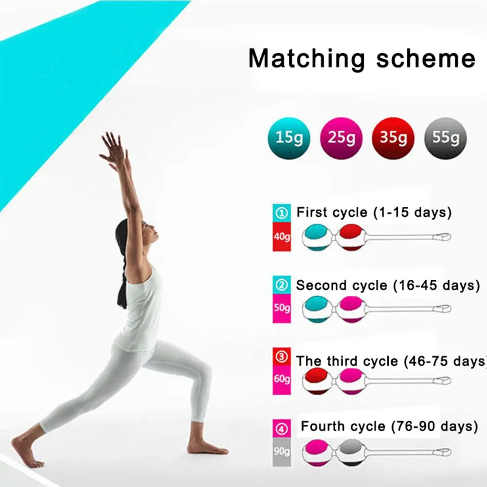 4/6 шт Кегеля шарики для женщин контроль мочевого пузыря тазового пола подтяжки