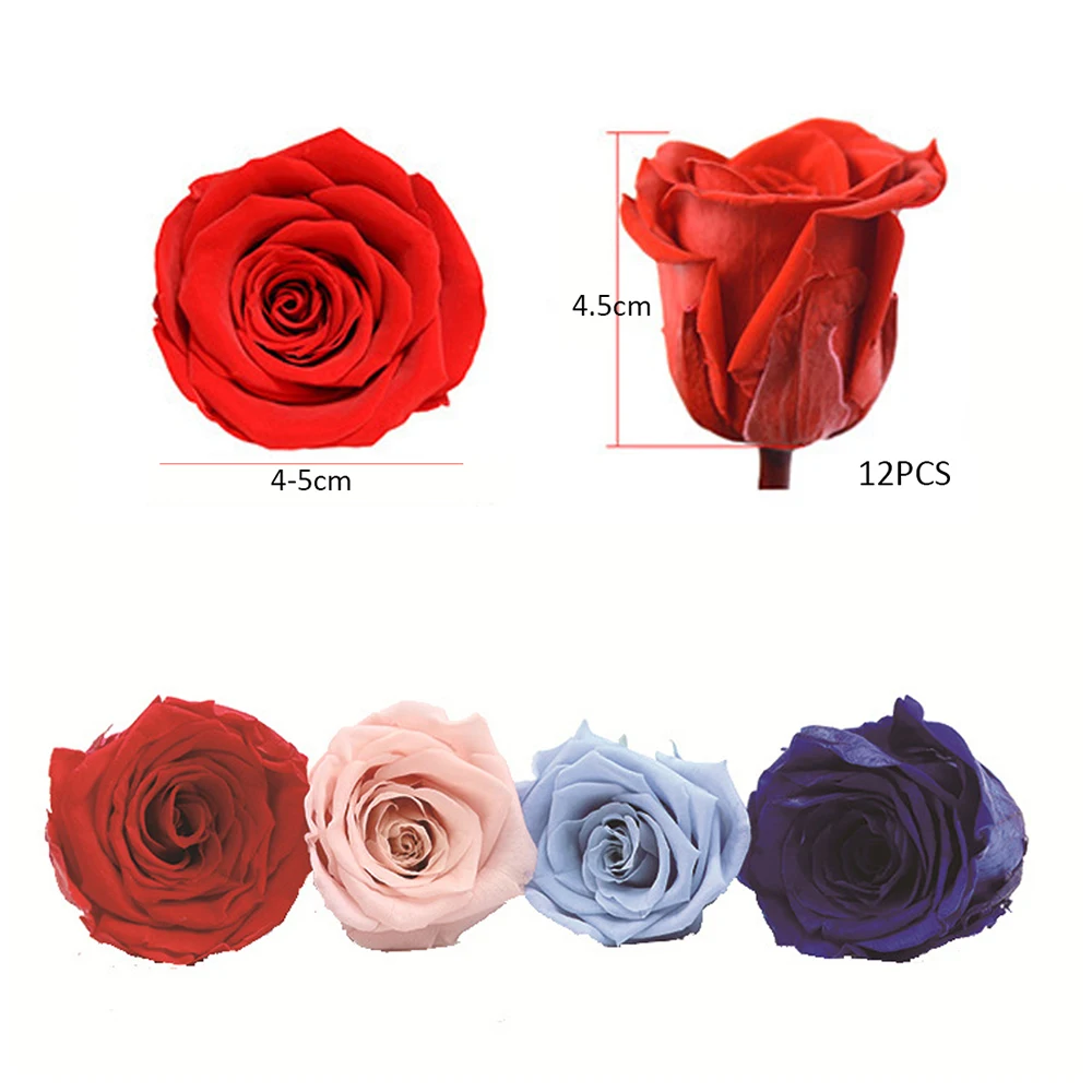 Прозрачные подарочные коробки из акрила искусственные розы цветочная упаковка с