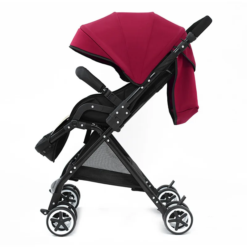 Коляска высокого качества детская коляска откидная и складная