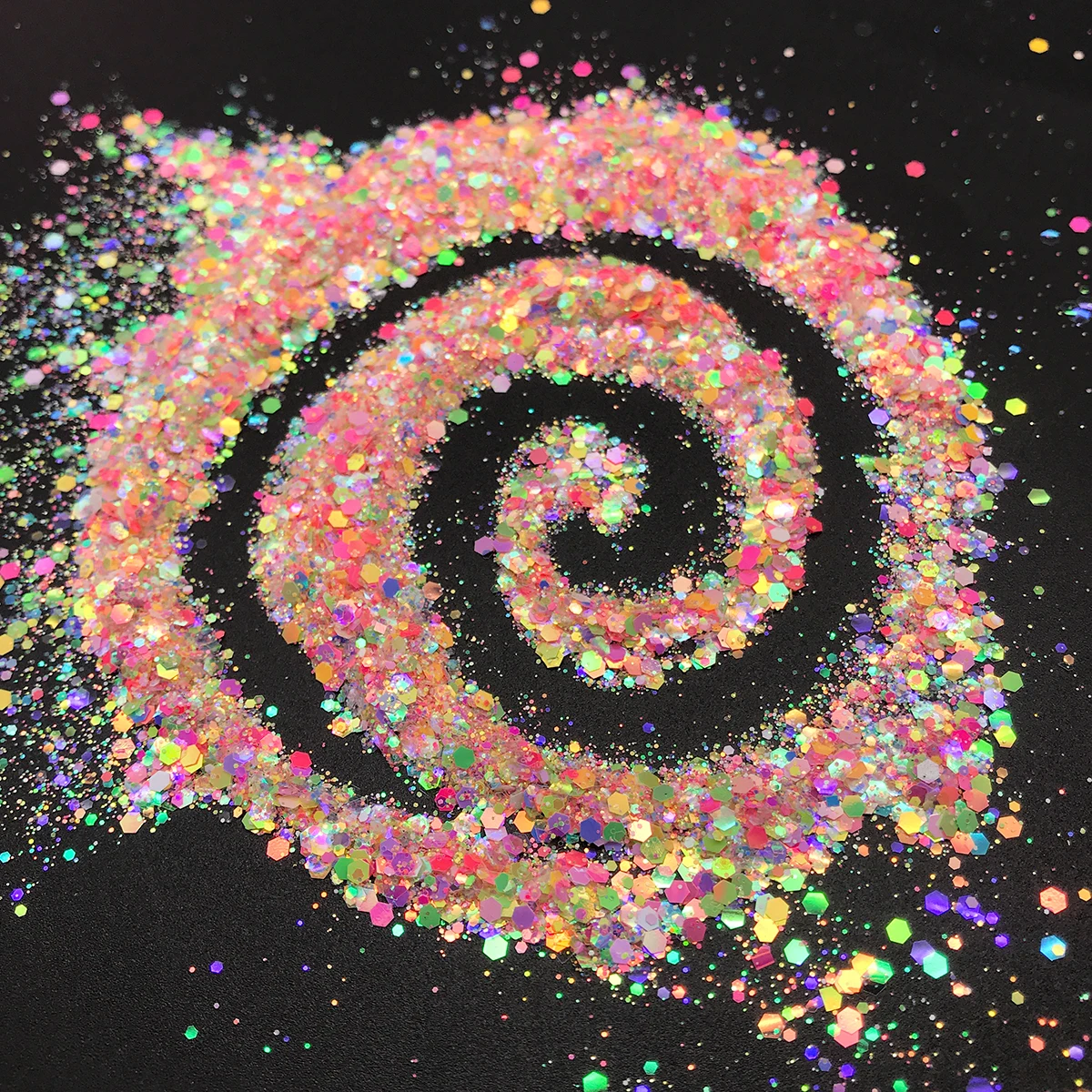 Смешанный Блестящий Порошок для ногтей 8 ячеек/пакет блестки красочные хлопья