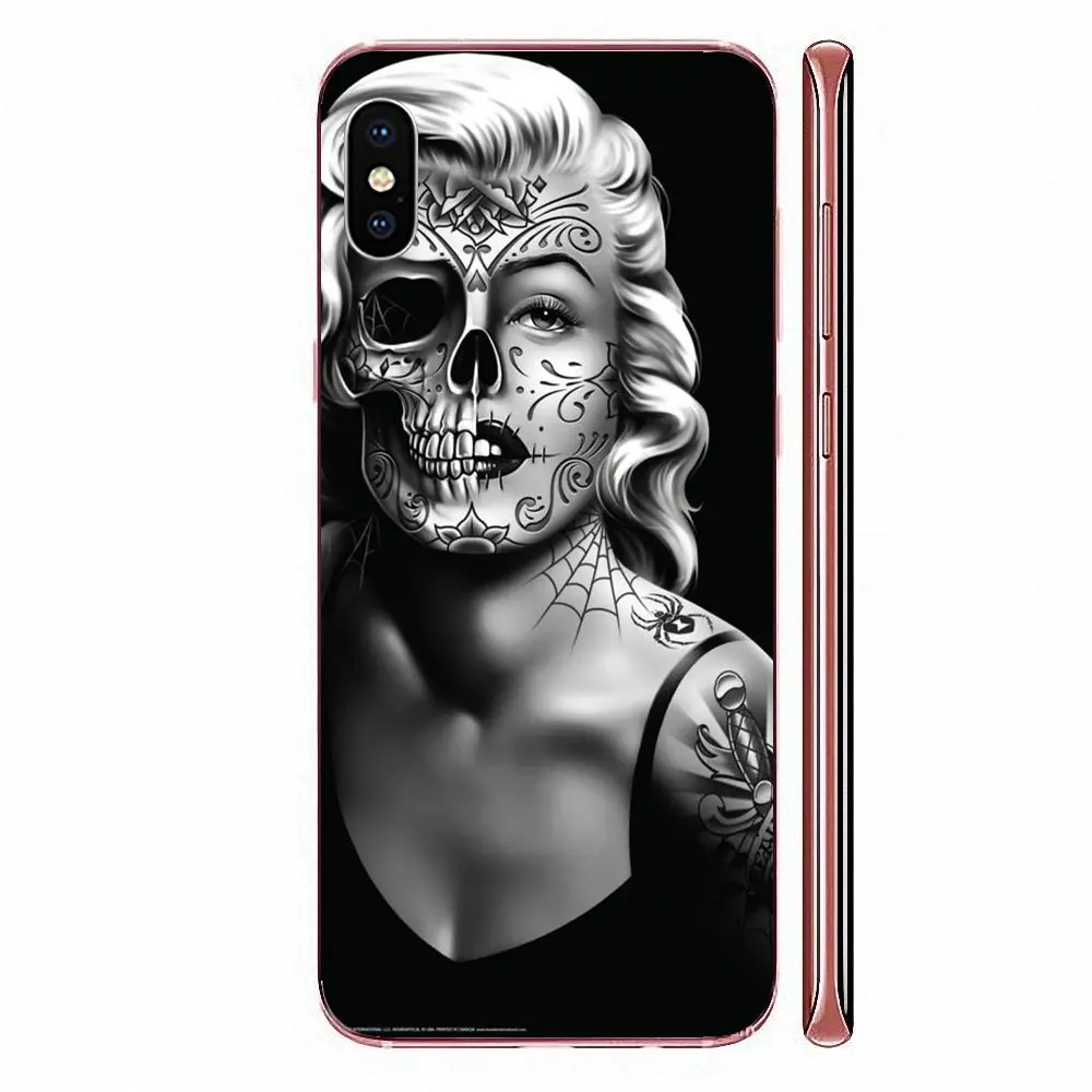 Тату День мертвых классика лучше для Huawei Honor Mate 7 7A 8 9 10 20 V8 V9 V10 V30 P40 G Lite Play Mini Pro P Smart |