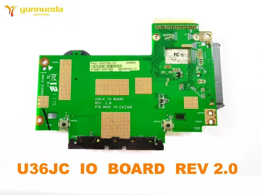 Оригинальная интерфейсная карта для жесткого диска ASUS U36JC маленькая плата