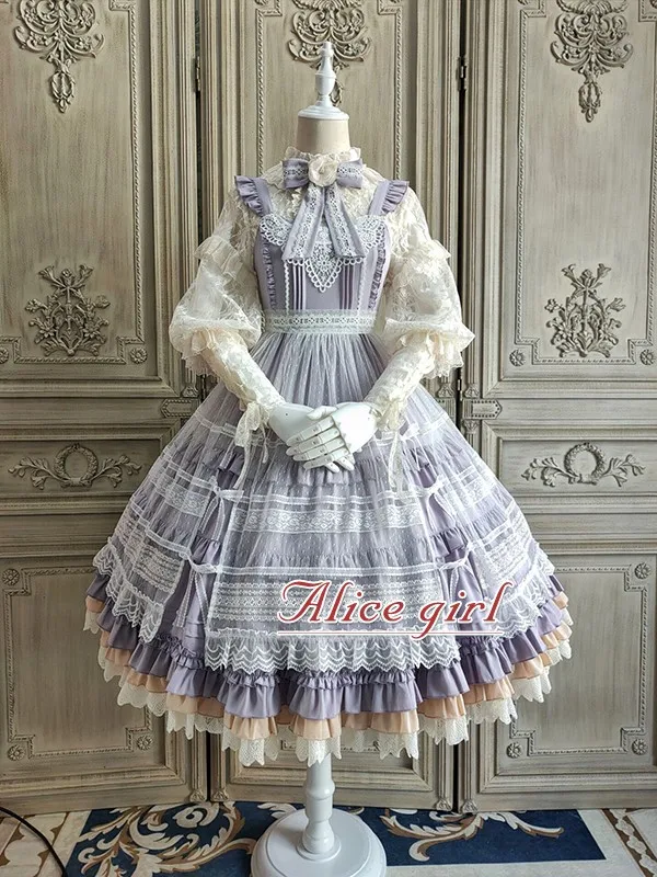 Цветущие камелиас~ элегантное платье лолиты JSK вечерние платья миди от Alice Girl~ предзаказ