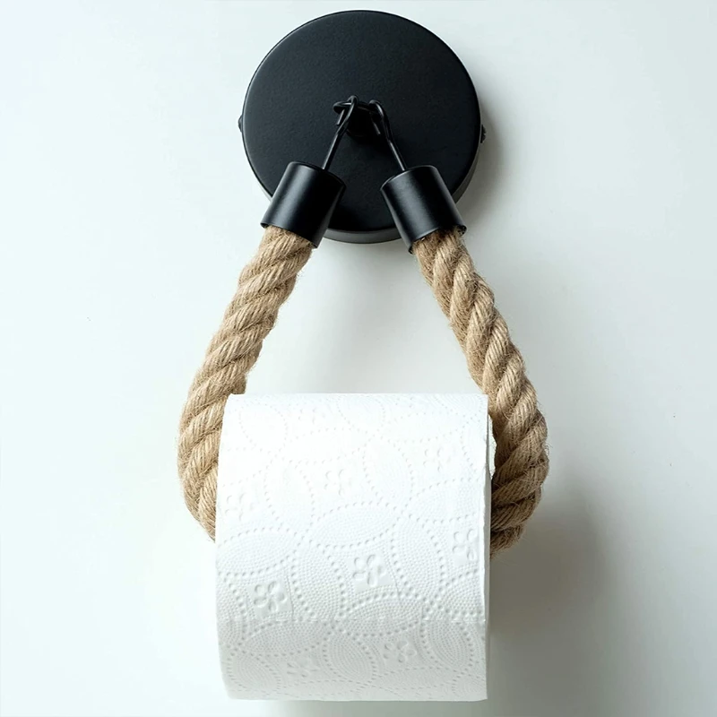 Держатель для рулона туалетной бумаги джутовая веревка | Дом и сад