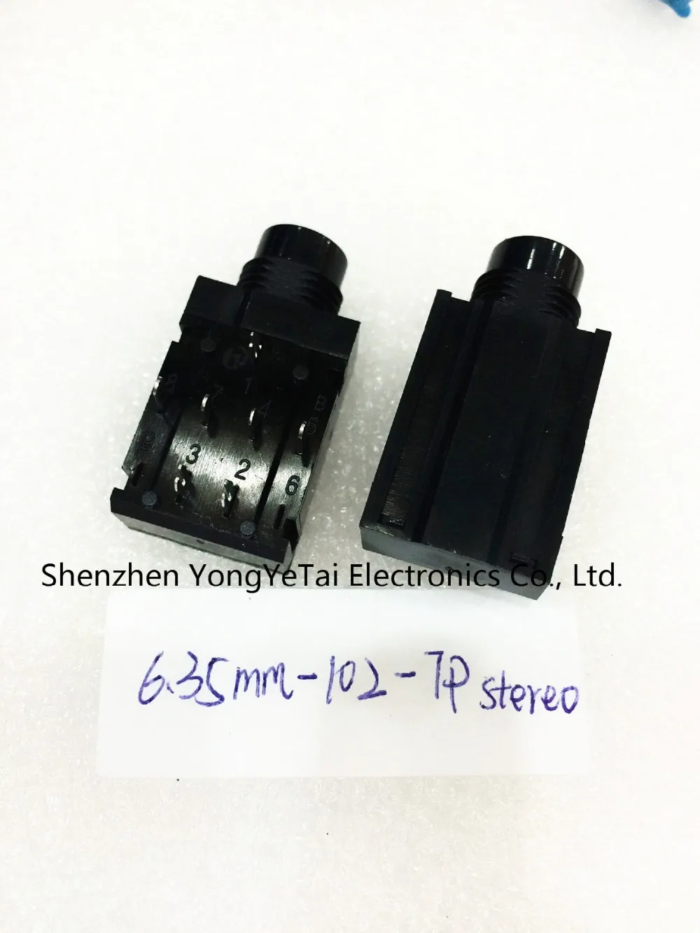 

YYT 5PCS 6.5MM stereo socket 6.35-102-7P two-channel socket microphone socket headphone jack