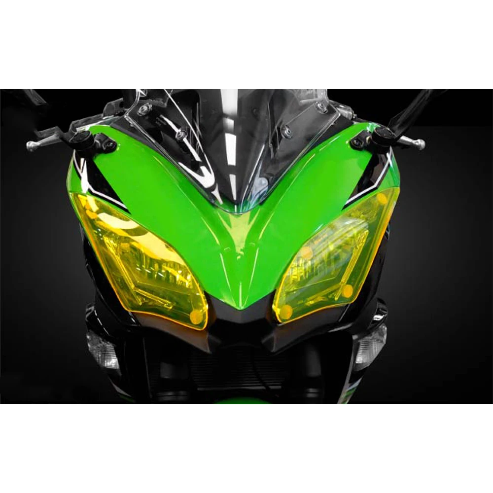 For KAWASAKI NINJA ZX650 ZX-650 ZX 650 2017 Motorcycle Headlight Guard Head Light Shield Screen Lens Cover Protector | Автомобили и