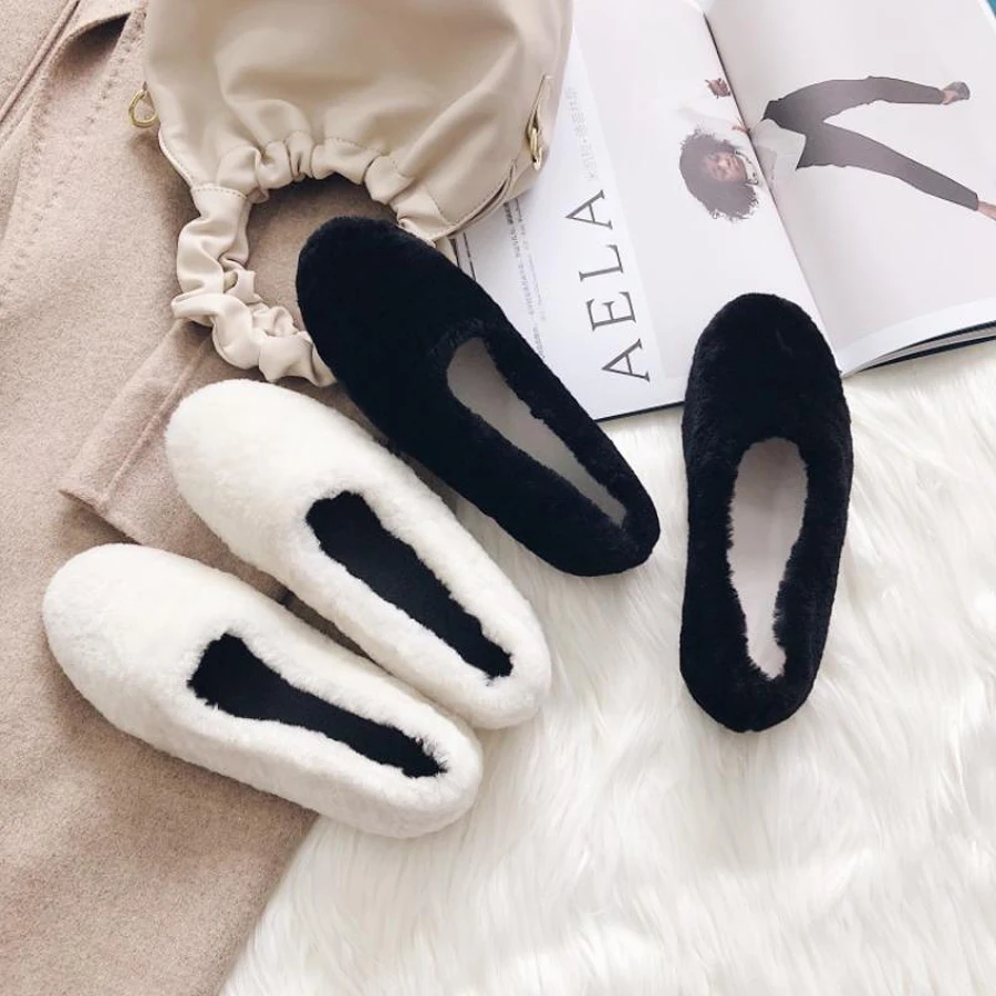 Prova Perfetto/женские лоферы на плоской подошве с натуральным мехом Шерстяные теплые