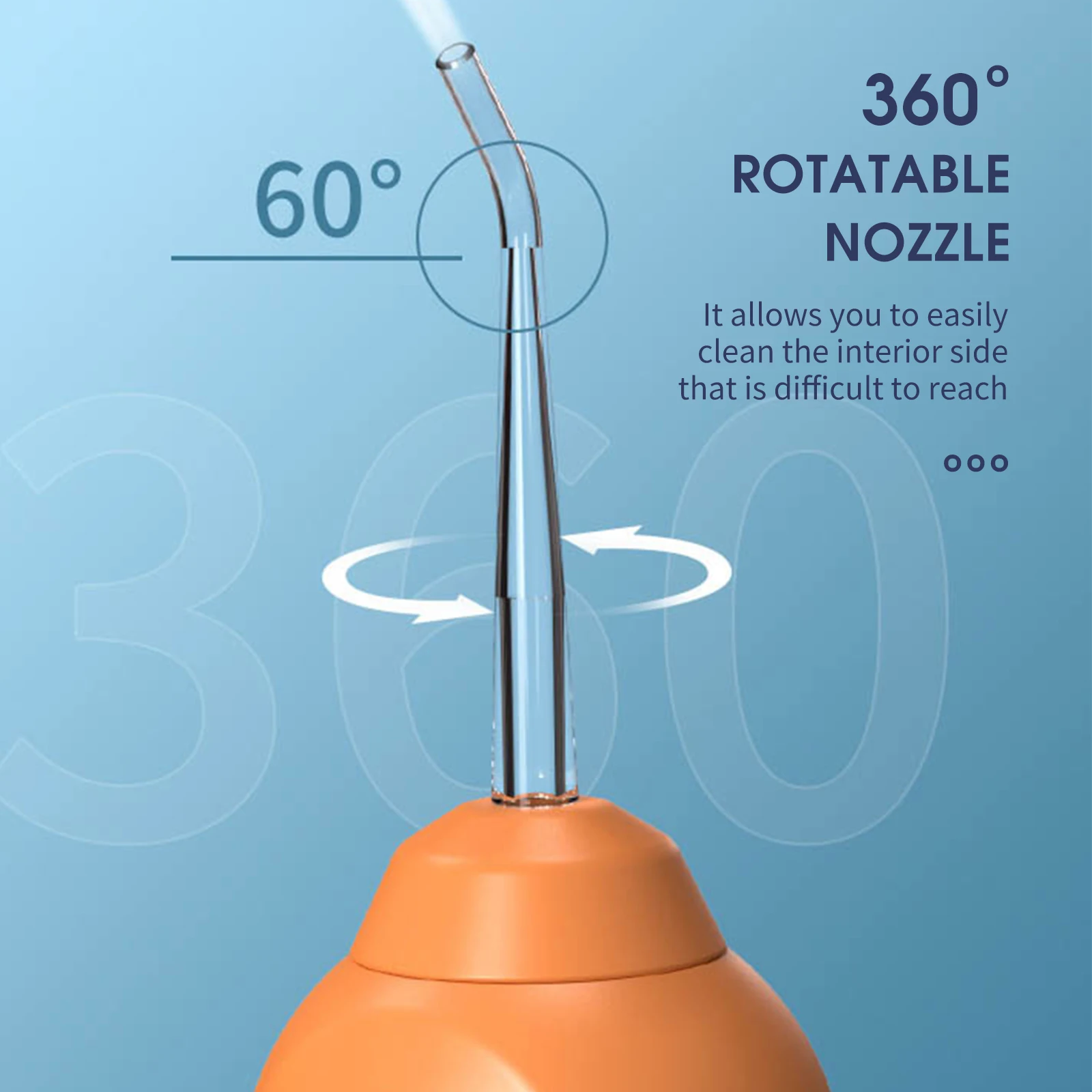 Беспроводной Оральный ирригатор водонепроницаемый зубной очиститель 3 режима USB