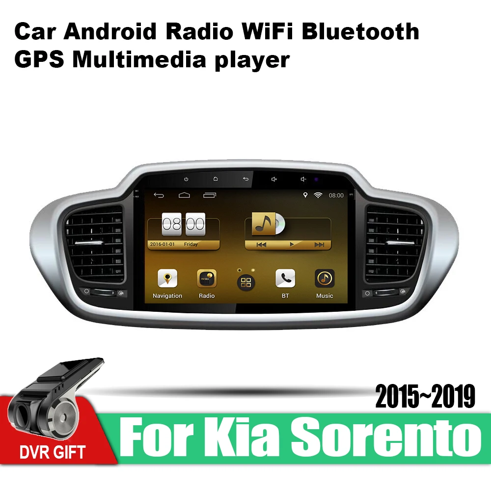 Автомобильный мультимедийный плеер ZaiXi с gps для Kia Sorento 2015 ~ 2019 автомобильный
