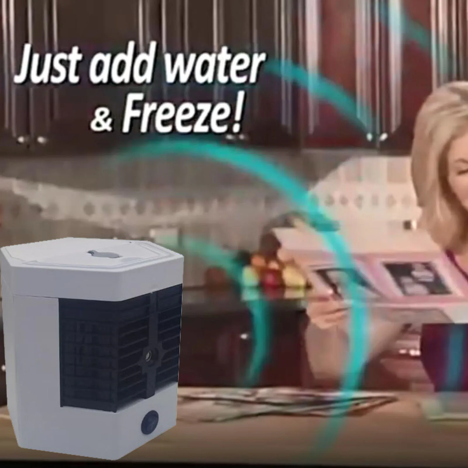 

Home Office Mini Air Conditioner Portable Air Cooler Personal Space Cooler Fan Air Cooling Fan Rechargeable Fan Desk 2 Form