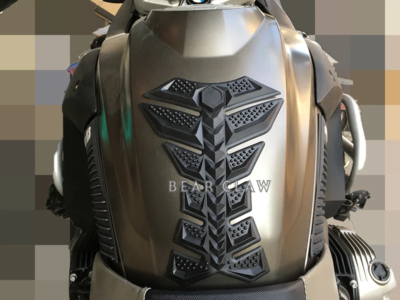 Универсальный Fishbone 3D мотоцикл газ масло защитная накладка на топливный бак